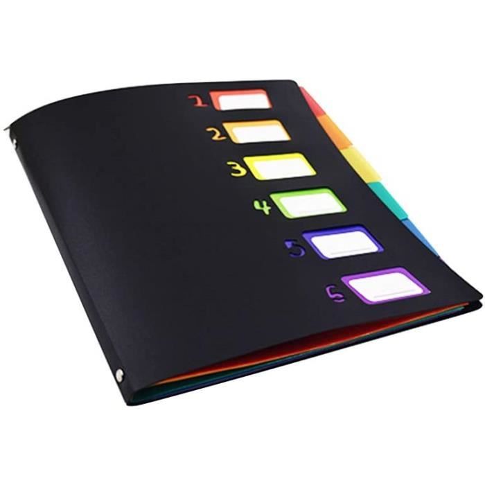Organiseur Extensible Zeon Snopake – 6 Parties A4, Turquoise – Range Jusqu’à 300 Feuilles, Fermeture Bouton-Poussoir