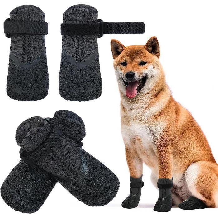 Chaussettes antidérapantes chien 2025