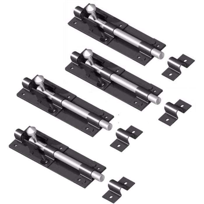 Loquet De Porte, 4 Pièce Fiche Pour Porte Coulissante, Verrou De ...