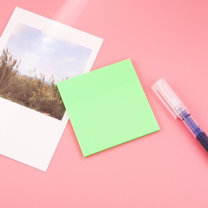 Notes autocollantes transparentes - Non spécifié - 75x75mm - 50 ...