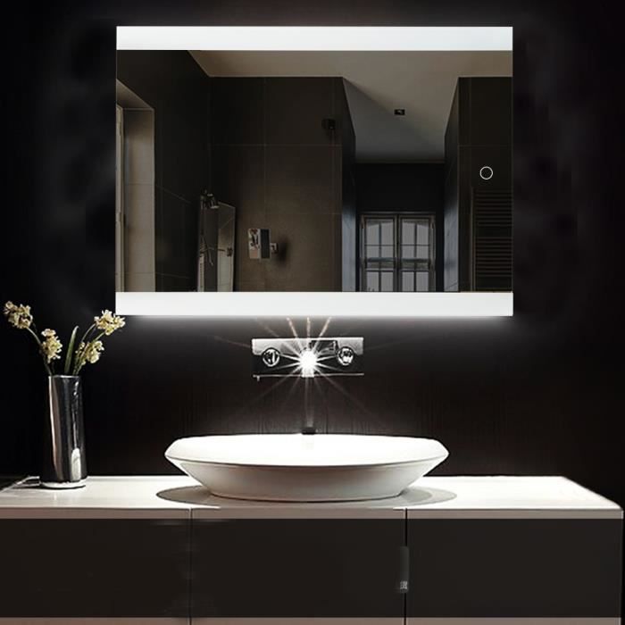 Miroir de salle toulon avec éclairage LED salle de bain miroir salle de bains Miroir Lumière Miroir 