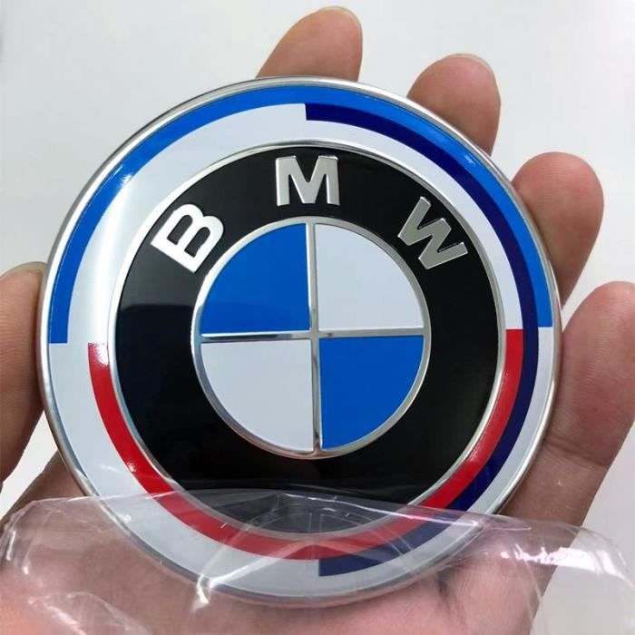 BMW Modification extérieure limitée du 50e anniversaire de LOGO BADGE anniversaire style--Repère avant 82mm