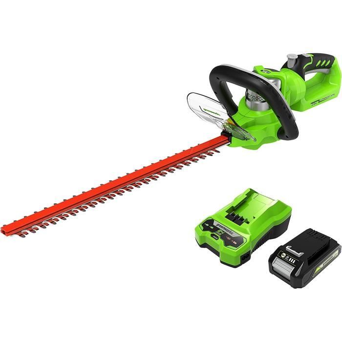 Pack GREENWORKS Perceuse Visseuse à Percussion 24V Brushless GD24DD60 1 Batterie 4 0ah 1 Chargeur 84502568