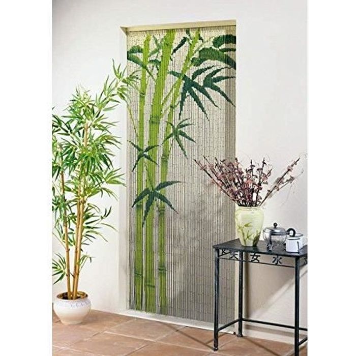 Rideau de porte en bambou Cdiscount Maison