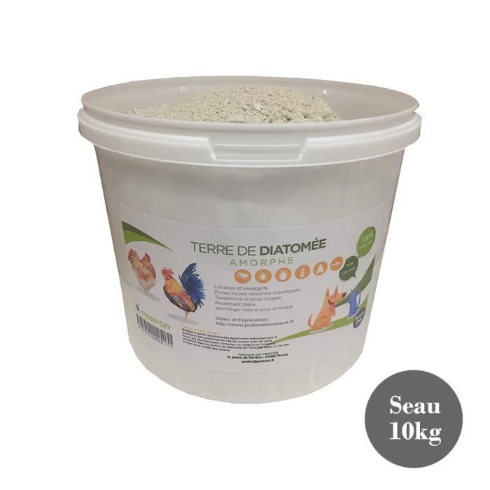 Prefor Terre De Diatomee Alimentaire Blanche Seau 10kg Achat Vente Terre Sable A Bain Prefor Terre De Diatomee Cdiscount
