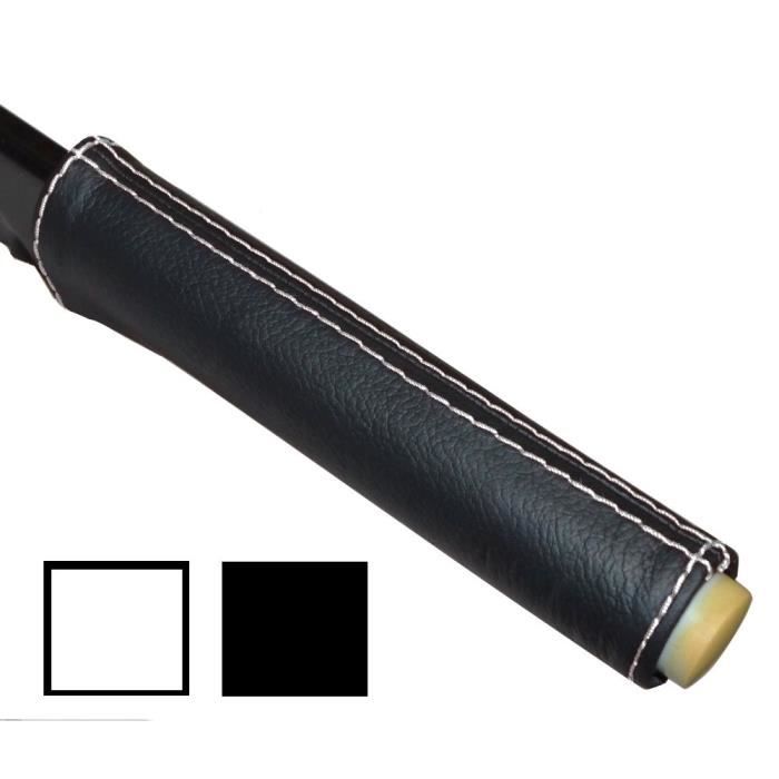 Gris surpiqûres fits CITROEN C3 2010-2013 CUIR frein à main poignée ne couvrent que