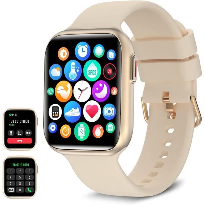 Montre Connect e Femme Compatibel Samsung Iphone Num rotation