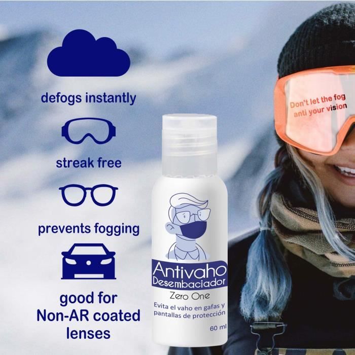 Anti buée sales pour lunettes