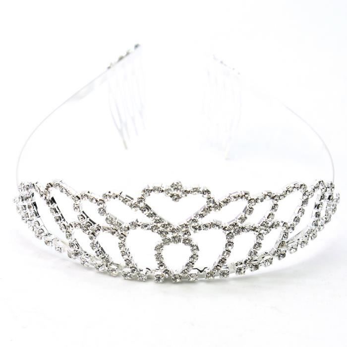 ZYEKIU Diadème Femme Strass - Couronne Princesse Réglable Pour Mariage, Cosplay