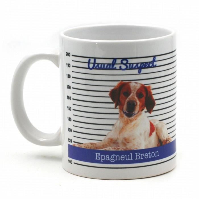 Mug Usual Suspect Chien Epagneul Breton Cdiscount Puericulture Eveil Bebe