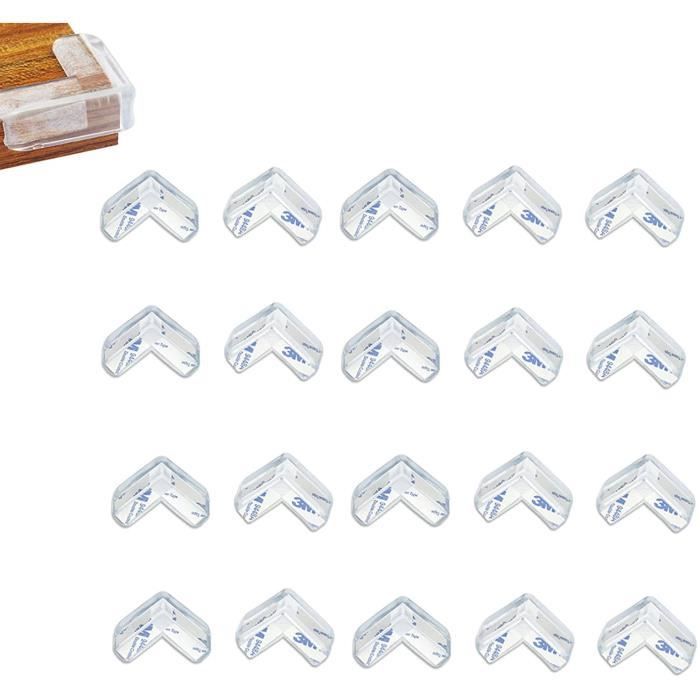 12 Protections De Coins De Table Transparentes Pour Bébé - Formes L, T, Ronde, PVC, Adhésif Fort, Anti-choc