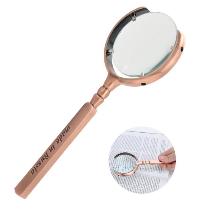 LOUPE GRAND VERRE De Lecture Grossissant Lentille Ordinateur Poche