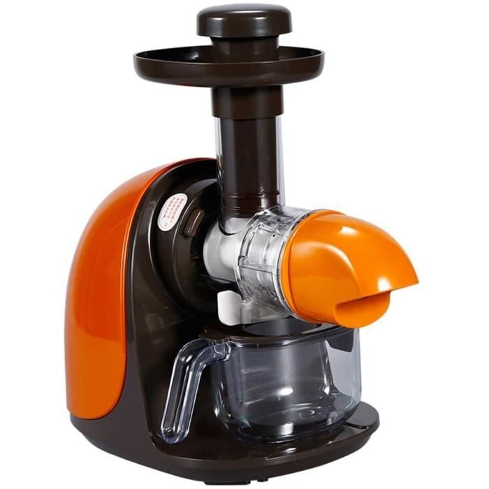 Extracteur de Jus Horizontal, Extracteur à Jus de Fruits et Légumes avec Fonction Reverse avec Extracteur de Jus Horizontal, Extracteur à Jus de Fruits et Légumes avec Fonction Reverse avec