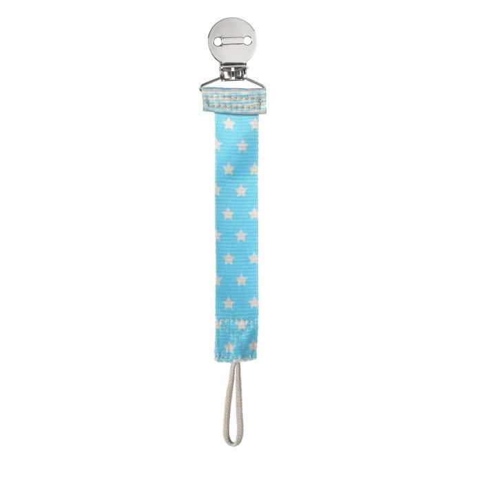 BIBS Attache-Sucette Sage – Sangle Polyester Robuste Avec Boucle Métallique Sans Nickel Pour Toutes Sucettes BIBS