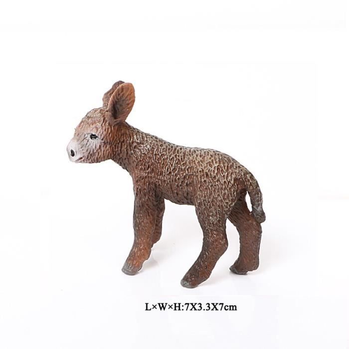 CRAZE Simulation Donkey Models Equus kiang donkey Animal Action Figures