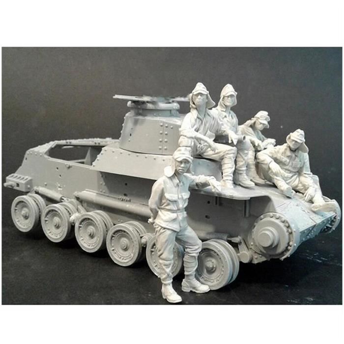 Kit Figurine Résine 1/35 Soldat WW2 Au Repos - Non Assemblé, Non Peint - Pour Maquettistes & Collectionneurs