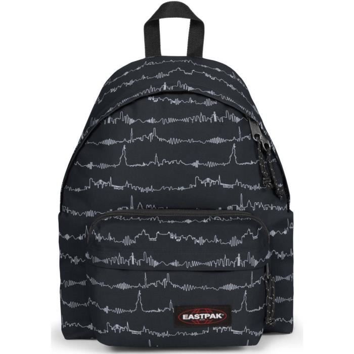 Sac a dos Eastpak noir motif Padded EK27E 59X Beat Black Noir Cdiscount Bagagerie Maroquinerie