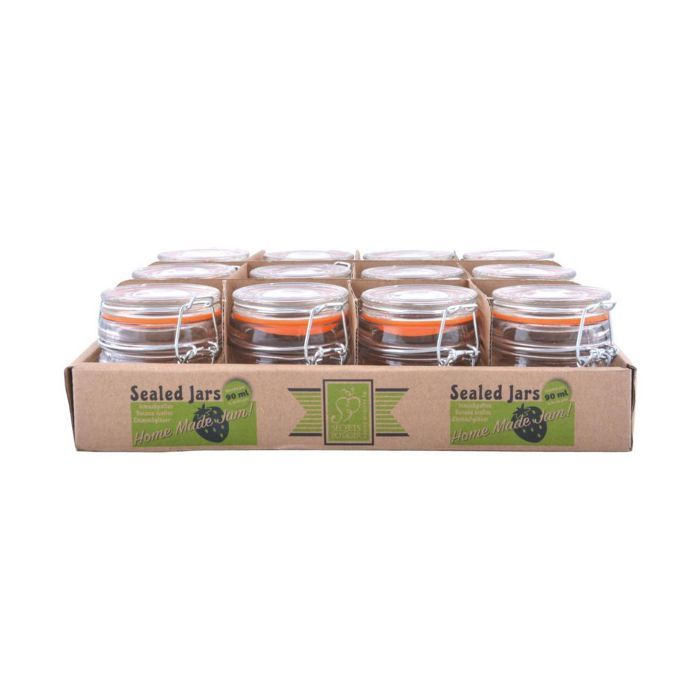 Bocaux en verre Home made Jam (Lot de 12)