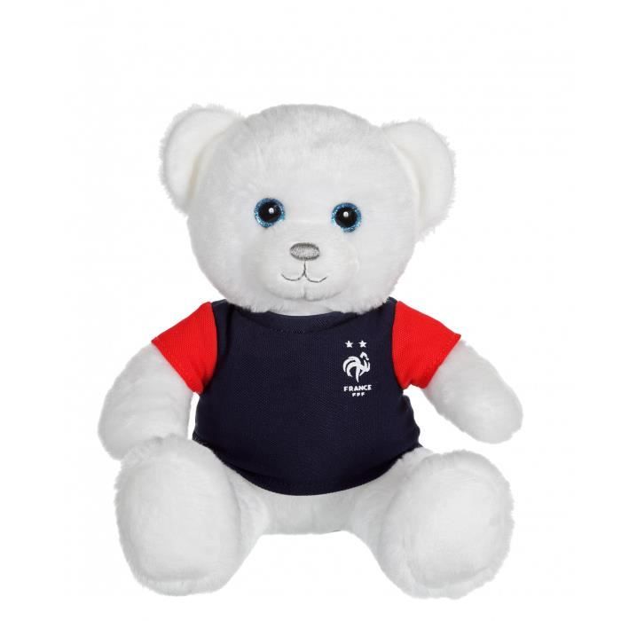 Gipsy Toys - Ours FFF- 25 cm - Bleu Blanc Rouge