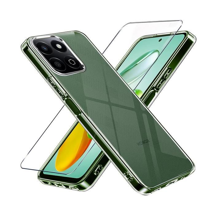 Coque Silicone Fine Pour Honor 200 Smart 5G Et X7c - Housse Gel + Film, Neuf
