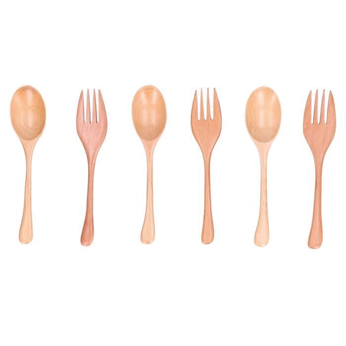 KitchenCraft Lot de 3 cuillères en bois