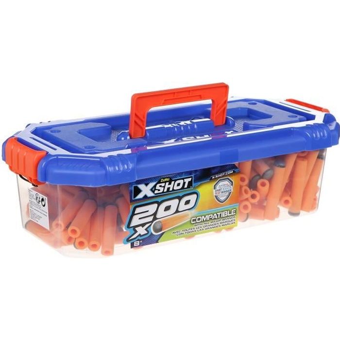 Pistolet à Fléchettes REKT CO2 - Choren Kids - Avec 56 Fléchettes Mousse Et 2 Caps CO2