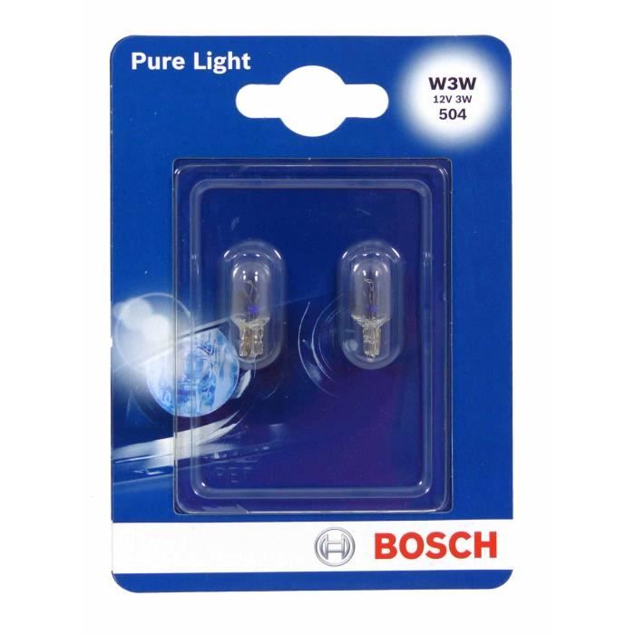 BOSCH Ampoule Pure Light 2 W3W 12V 3W