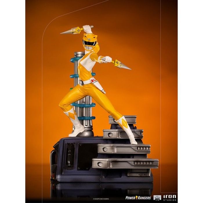 Statue Figurine Yellow Ranger - Power Rangers - IRON STUDIOS - Art ...