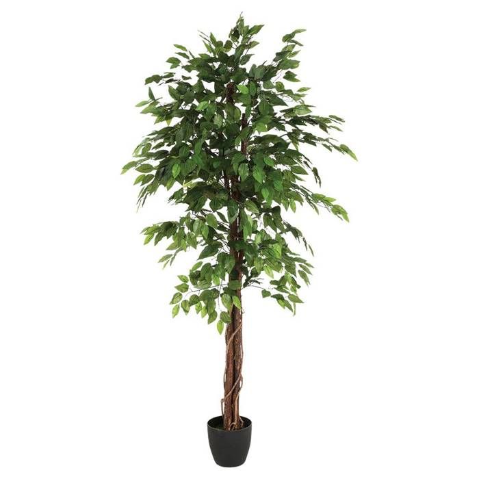 Ficus Artificiel Tronc Tressé-130 cm