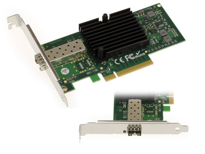 Carte Réseau PCIE - 10 GBE SFP+ - CHIPSET INTEL JL82599EN - Débit 10G -  Cdiscount Informatique