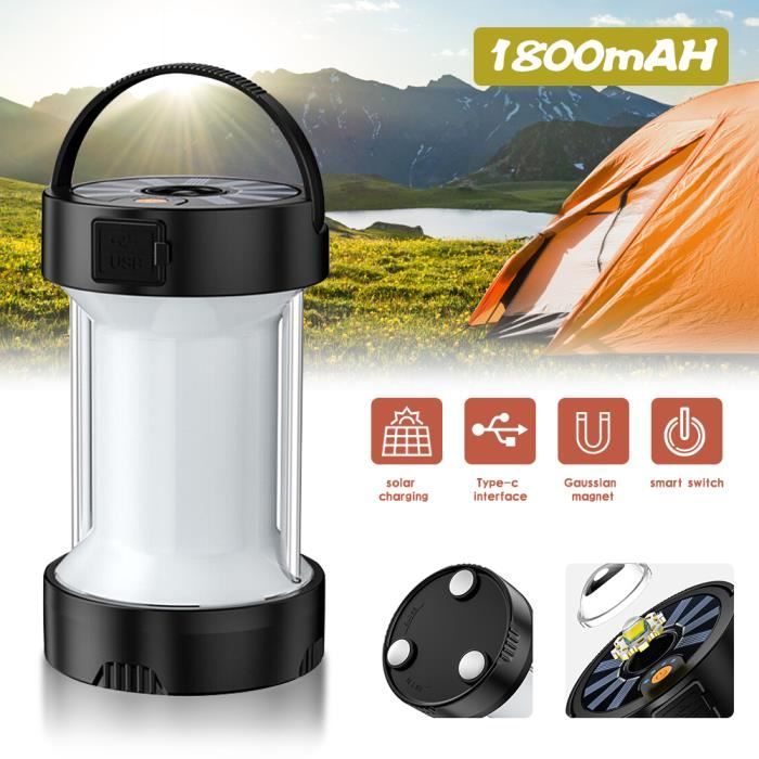 Lampe Lanterne Rechargeable Pour Pêche Et Camping - Télescopique, LED, Veilleuse