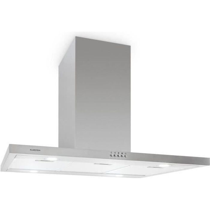 Klarstein Bonita Hotte Aspirante 90cm Extraction 500 M H Acier Brosse Panneau Tactile Eclaire 3 Niveaux De Puissance Achat Vente Hotte Cdiscount