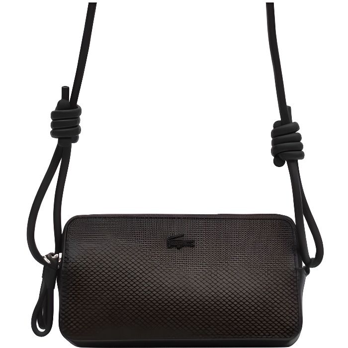 Sac bandouli re Lacoste 20 x 10 x 10 Noir Achat Vente Sac