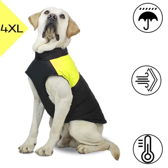 Comparer les prix de Manteau Chien, Coupe-vent et Imperméable Chaud Manteau Chien d'hiver,Mode Manteau pour Chien Petit Moyen Grands Chiens-Vert XXXXL