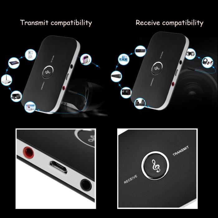 Emetteur et récepteur sans fil de récepteur audio de Bluetooth 2 en 1 bluetooth Cdiscount TV