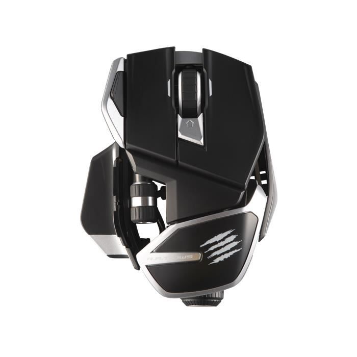 Madcatz R.A.T. DWS Souris gaming sans fil - Batterie longue durée - Souris gamer bluetooth 16000 DPI - 14 boutons programmables