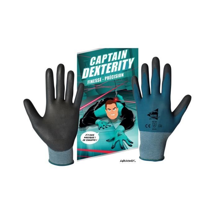 Gants de Travail haute dext rit Captain Dexterity Travail de
