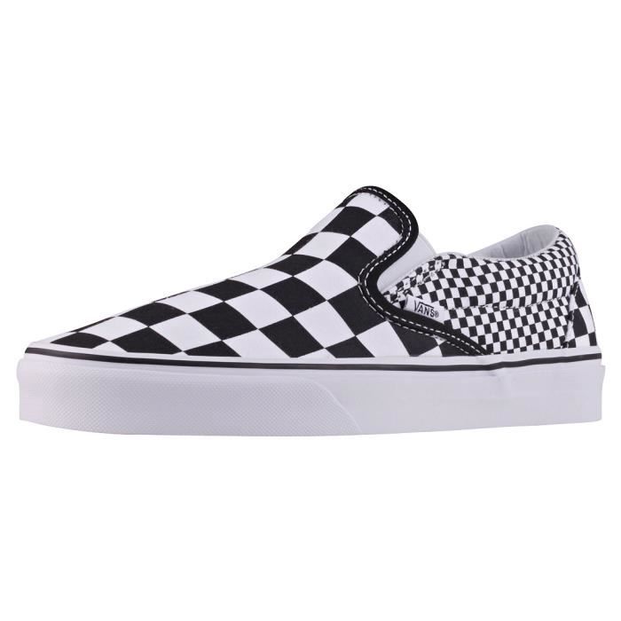 vans blanche sans lacet