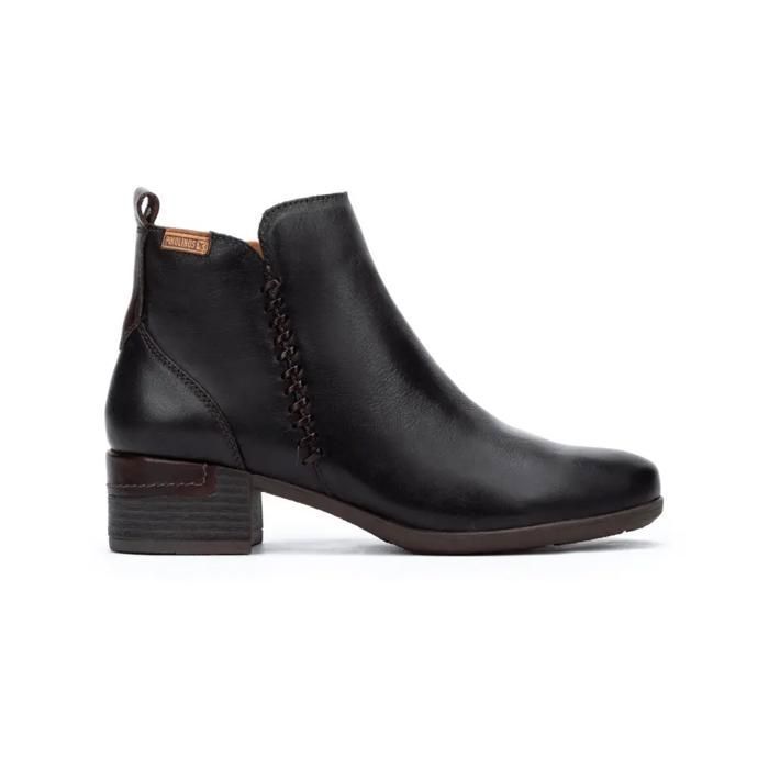 Bottes à Talon Pikolinos Pointure 36 - Cuir Noir, Occasion Portée | Style Escarpin Ouvert
