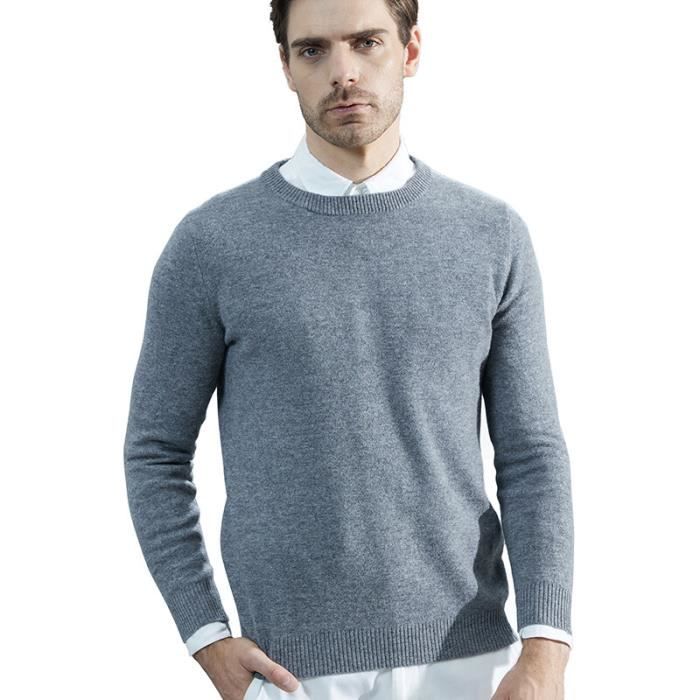 Pulls Col V En Tricoté Pour Hommes