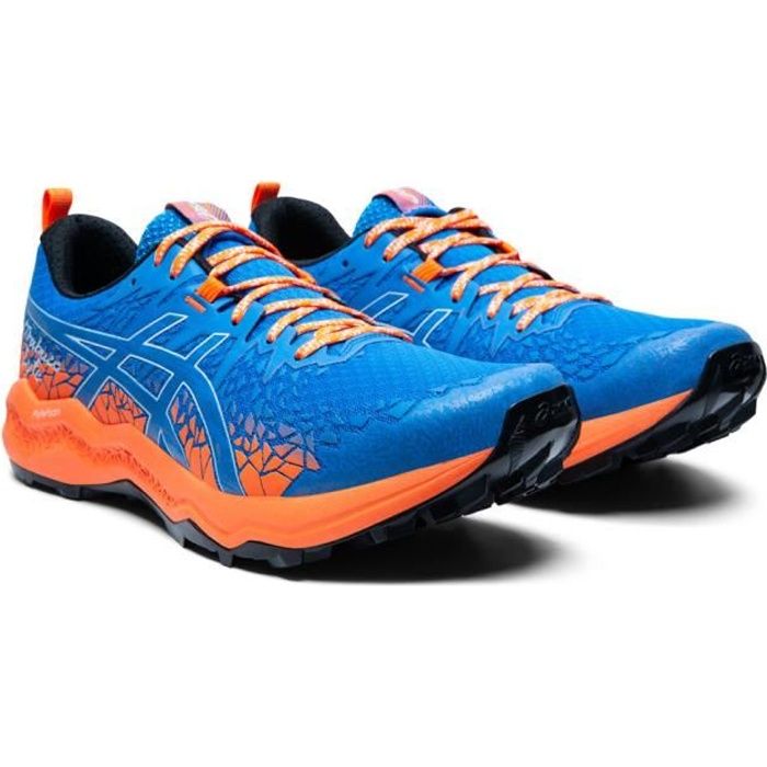 Asics Hommes Fujitrabuco Lyte Baskets De Sport Bleu Cdiscount