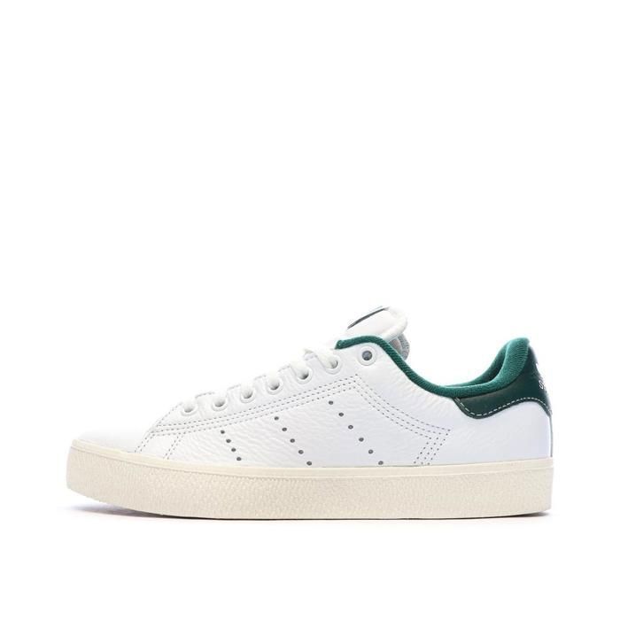 Adidas Baskets Blanches/Vertes Homme Adidas Stan Smith