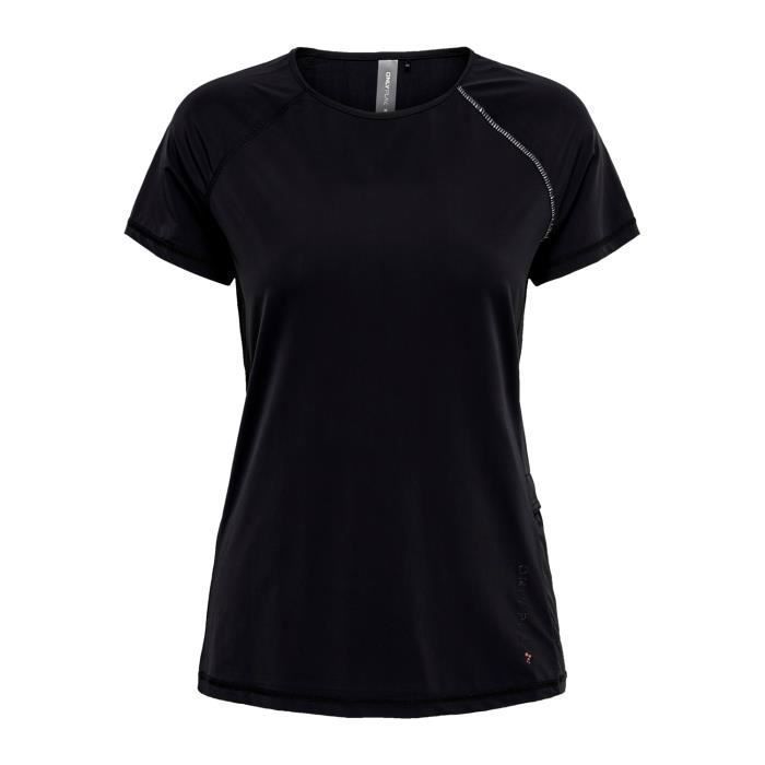 T-shirt manches courtes femme Only play onpperformance run - noir - S T-shirt manches courtes femme Only play onpperformance run - noir - S