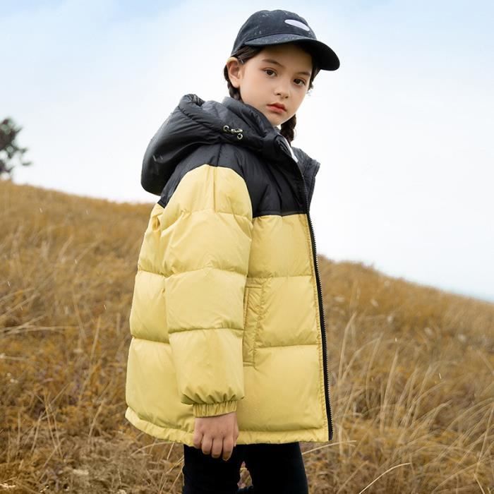 Manteau D'Hiver à Capuche Enfant Fille 1-6 Ans - Doudoune Princesse Chaude Happy Cherry