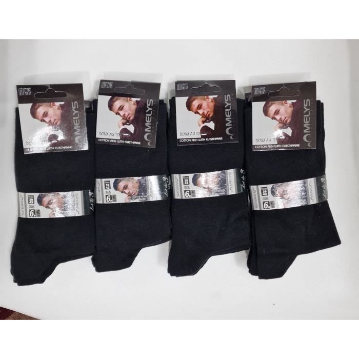 Lot De 6 Paires Chaussettes Sport TANSTC - Coton Respirant - Taille 35-50 - Homme Femme