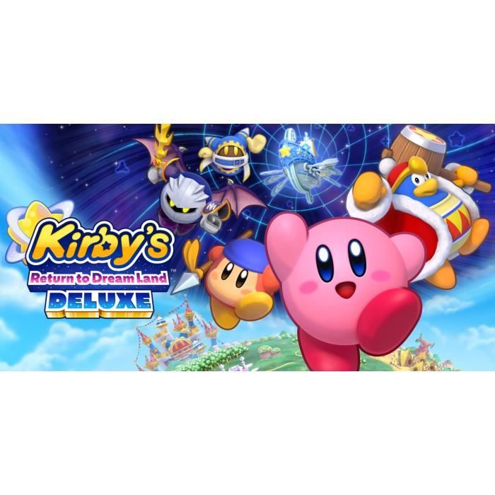 Jeu Kirby Return to Dream Land Deluxe Plateforme Nintendo Switch 1 4 joueurs