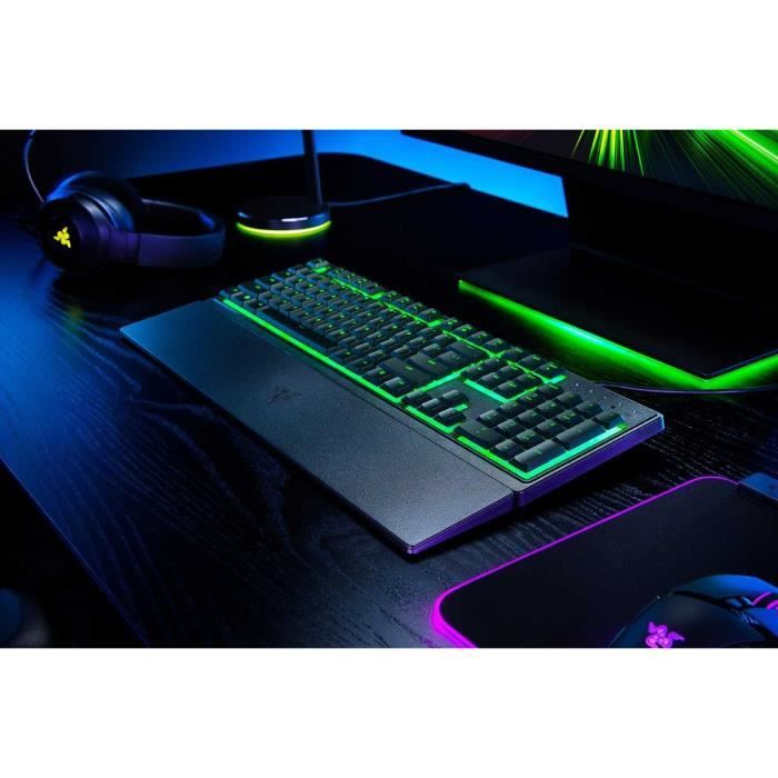 Clavier Gaming – Razer – Ornata V3 X – USB – Rétroéclairé – Résistant aux UV