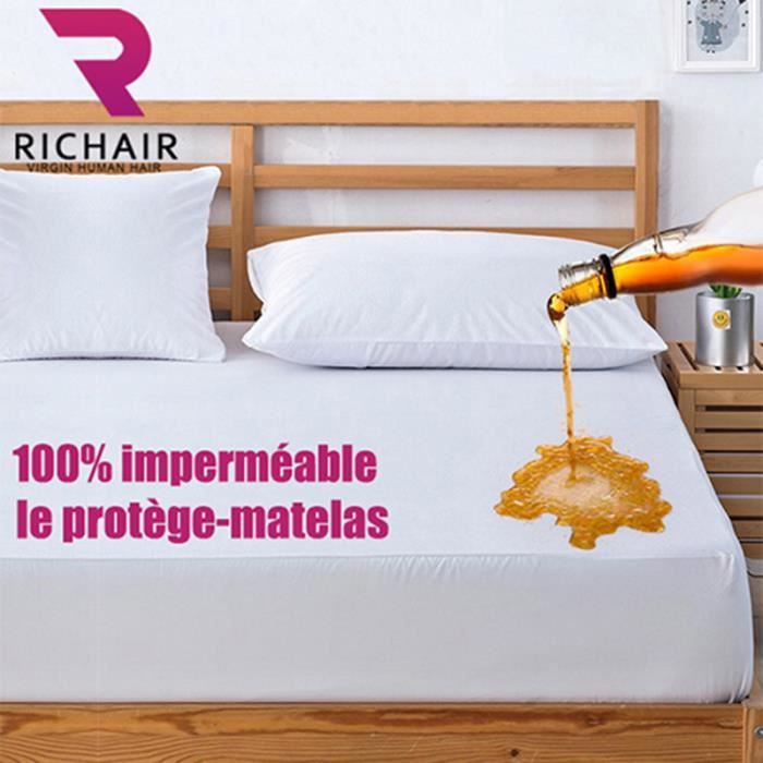 Alèse protège matelas imperméable enduction respirante lit électrique Alèse protège matelas imperméable enduction respirante lit électrique