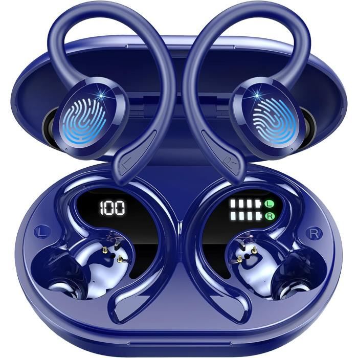 Écouteurs Ouverts BEVCEFCC Bluetooth 6.0 - Violet Pastel Léger, Parfaits Pour Le Sport, Le Bureau Et Les Déplacements