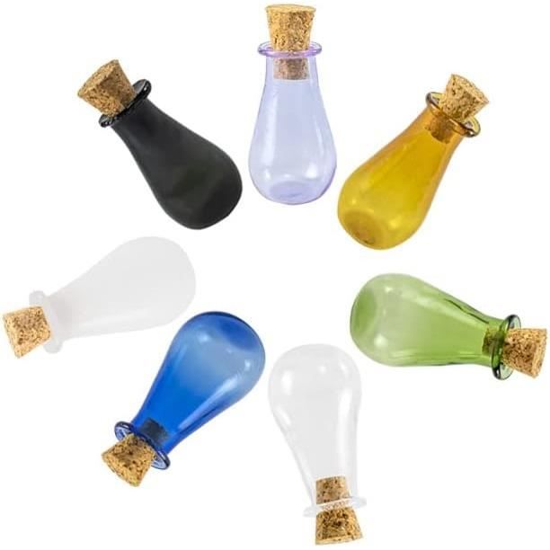 Bouteille Éco Petits Pots Avec Couvercles En Liège Mini Bouteilles